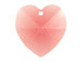 Rose - 10.3x10mm Swarovski  Heart Shape Pendant