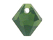 18 Swarovski 6301 8mm Faceted Bicone Pendant Palace Green Opal