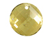 Crystal Golden Shadow - 28mm Swarovski  Twist Pendant