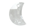Crystal - 16mm Swarovski  Crescent Moon Pendant