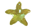 Crystal Verde - 20mm Swarovski  Starfish Pendant