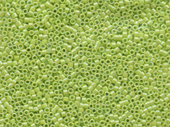 50 gram   OP CHARTREUSE AB  Delica Seed Beads11/0