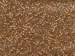 50 gram   SILVER LINED LT BRONZE   Delica Seed Beads11/0