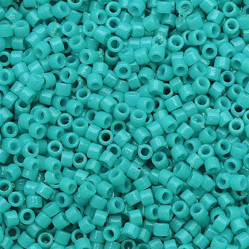 50 gram   OPAQUE UNDERWATER BLUE Duracoat Miyuki Delica Seed Beads 11/0