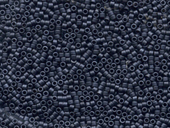 50 gram   MATTE BLUE GREY  Delica Seed Beads11/0