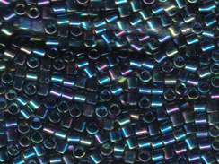 50 gram  Medium BLUE IRIS  Delica Seed Beads8/0