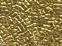 25 gram  Bright Gold 24K Plated  Delica Seed Beads8/0