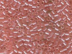 50 gram  Transparent Pink Luster  Delica Seed Beads8/0