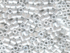 50 gram White Pearl   Delica Seed Beads8/0
