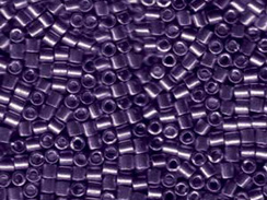50 gram  Galvanized Dark Purple  Delica Seed Beads8/0