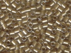 50 gram Sparkling Gold Lined Crystal  Delica Seed Beads8/0