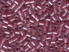 50 gram Sparkling Rose Lines Crystal  Delica Seed Beads8/0