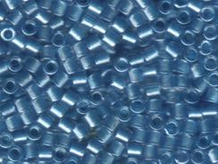 50 gram Sparkling Aqua Lined Crystal  Delica Seed Beads8/0