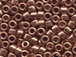 50 gram   BRIGHT COPPER PLATED  Delica Seed Beads11/0