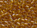 50 gram   LINED TOPAZ AB  Delica Seed Beads11/0