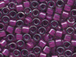 50 gram   LNED PALE BL/MAGENTA   Delica Seed Beads11/0