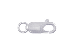 12mm <b>SILVER FILLED</b> Lobster Claw Clasp With Ring