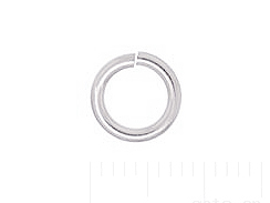  4mm Round <b>SILVER FILLED</b> Open Jump Ring 18 Gauge