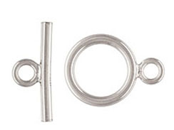 11mm <b>SILVER FILLED</b> Toggle Clasp