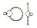 13.75mm Round Sterling Silver Toggle Clasp