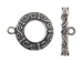 15.5mm Round Sterling Silver Toggle Clasp
