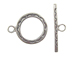 13mm Round Sterling Silver Toggle Clasp
