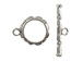 14mm Round Sterling Silver Toggle Clasp