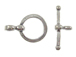 10mm Round Sterling Silver Toggle Clasp