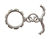 14mm Round Sterling Silver Toggle Clasp