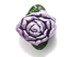 Purple Rose - Teeny Tiny Peruvian Ceramic Bead 