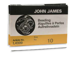 #10 John James English Beading Needles Pack of 25