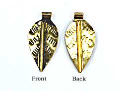 Leaf Pendant Brass